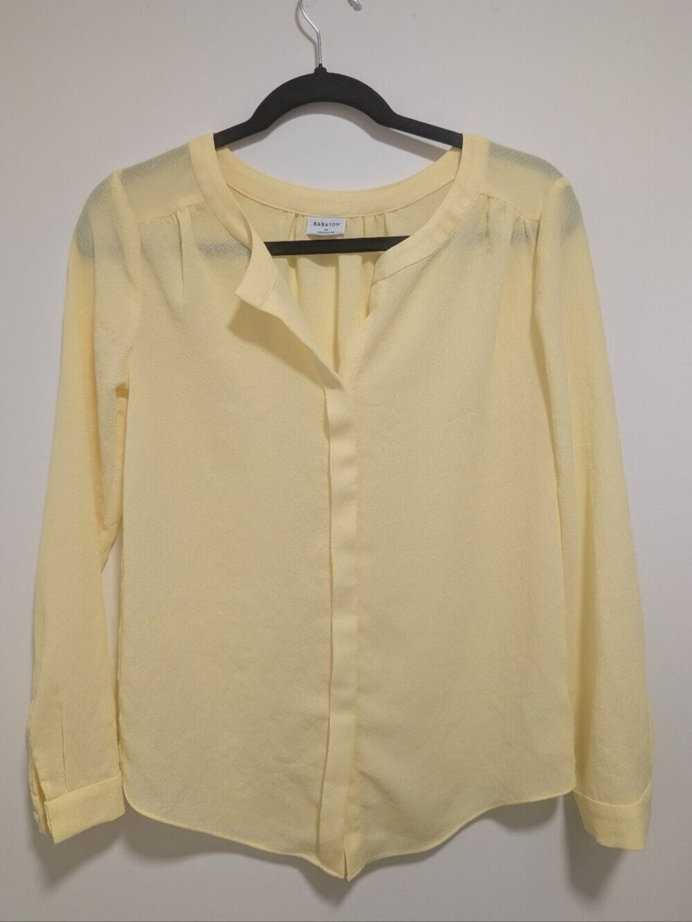 Aritzia Babaton | Bergen Blouse In Yellow